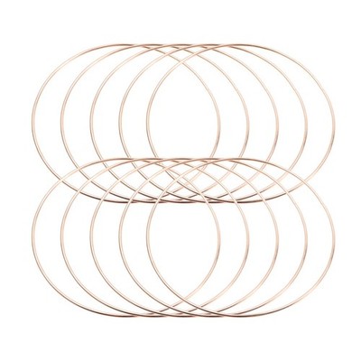 10 Pcs Metal Dreamcatcher Round Hoop Accessories 45 mm Iron for Crafts