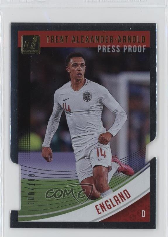 2018-19 Panini Donruss Press Proof Die-Cut /100 Trent Alexander-Arnold #127 15hl
