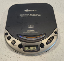 VINTAGE MEMOREX Compact Disc CD Player MD6200 W/Headphones Tested Works