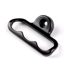 Abarth Fiat 500 595 695 SCHWARZ eloxiertes Aluminium Kofferraumgriff