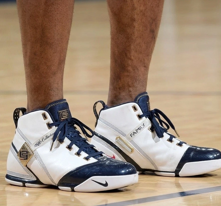 Nike Zoom LeBron 5 White Midnight Navy | eBay