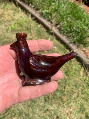 redware Antique Bird Whistle one cool piece PA ? - Image 1 of 4