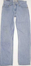 Levi's 505 Men Blue Straight Regular Jeans W32 L34 (89050)