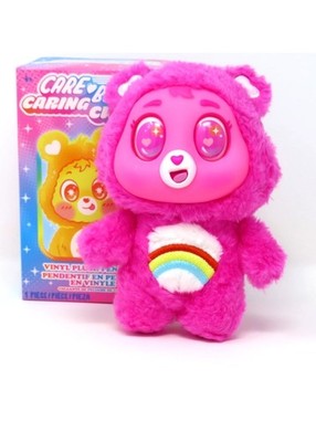 Care Bears Cheer Bear Caring Cuties Vinyl Plush Pendant NEW Opened