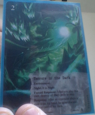 Call Of Cthulhu LCG Official FFG Terrors In The Dark Alt Art Promo