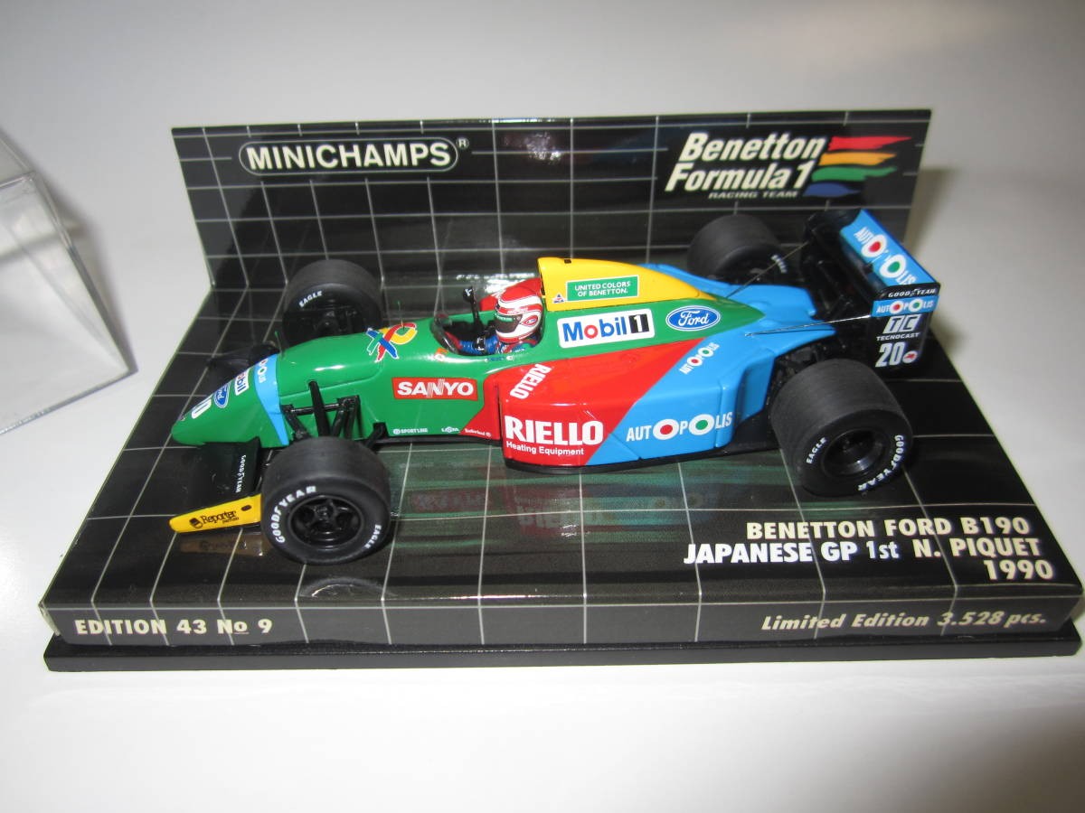 BENETTON B190 1990 Nelson Piquet ミニカー Nelson Piquet