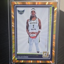 Panini 2025 Donruss WNBA Myisha Hines-Allen Dallas Wings #65 Orange 188/199