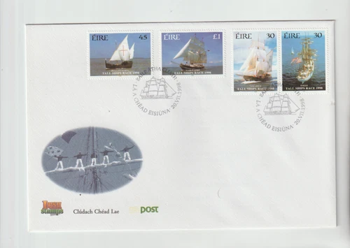 Ireland 1998 Tall Ships  FDC per scan .. envelope  closed