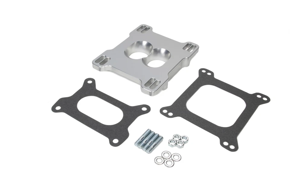 Trans-Dapt 3223, One Natural Aluminum 1In Carb Adapter Holley To Holley Performa - Image 3 of 4