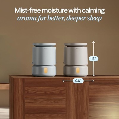 Blueair 気化式加湿器 DreamWell Humidifier H38i Blueair DreamWell H38i Room Humidifier 48Hr Top Fill InvisibleMist