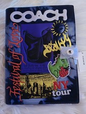 Coach Notebook In Tie Dye Print