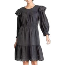 Universal Thread Gray Lace Midi Dress Size Small
