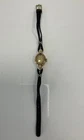 Ladies Vintage Longines Cocktail Watch-Leather Strap-Gold Tone-Swiss Made