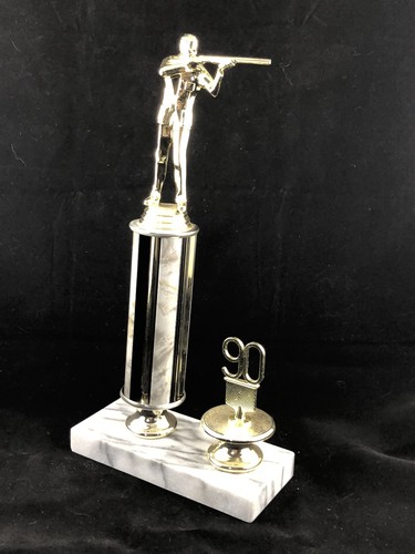 Vintage Long Gun Rifle Shooting Trophy Firearms, Skeet & Trap Shooting 1990