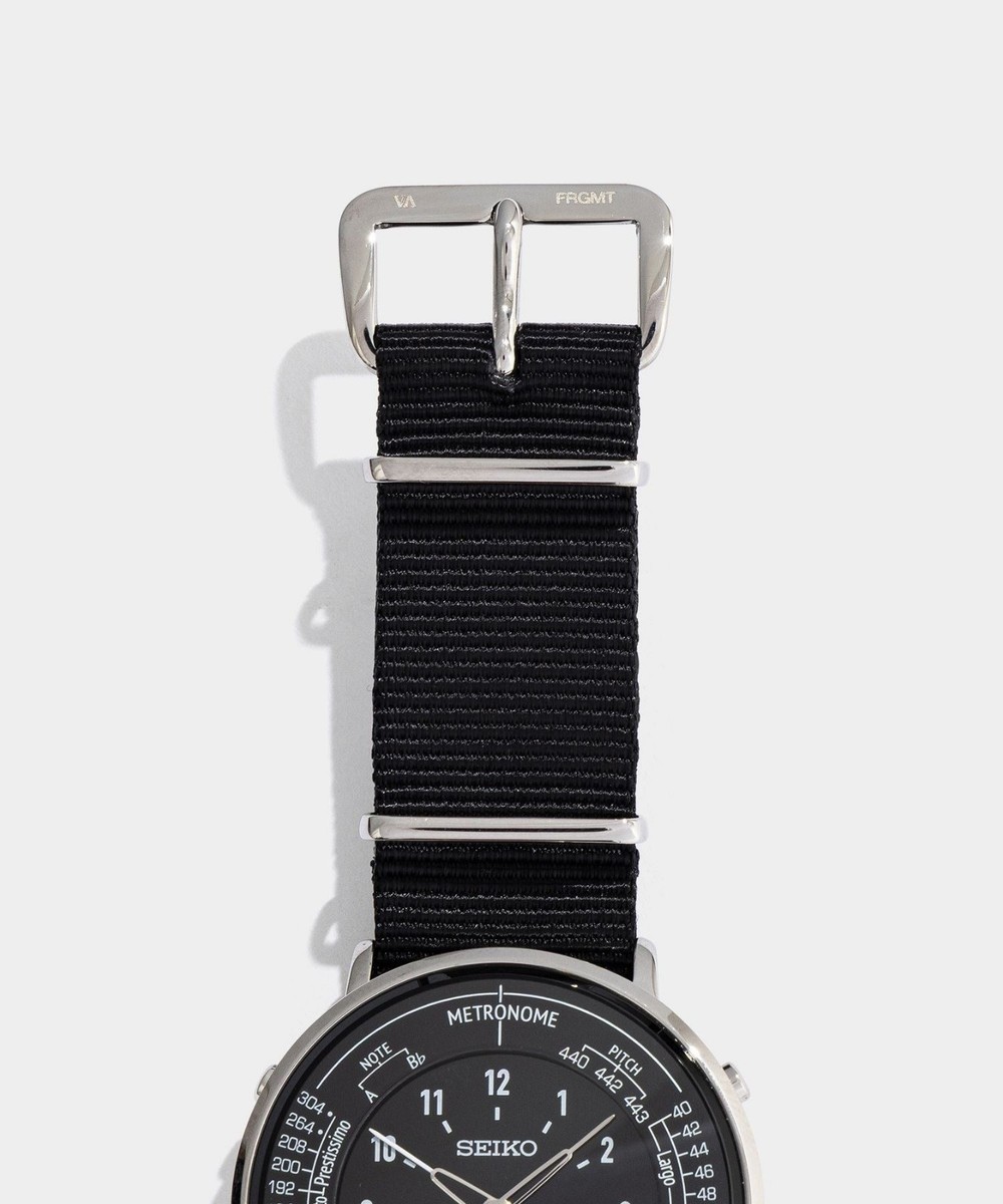 SEIKO Metronome Watch Fragment Edition Black Stainless Steel SEIKO Metronome Watch Fragment Edition Black Stainless Steel