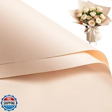 RUSPEPA 20 Sheets Flower Wrapping Paper, Waterproof Floral Bouquet Wrapping P