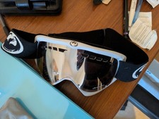 dragon ski goggles with new orange lens and carrying bag