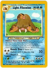 2002 Pokemon Neo Destiny #26 Light Piloswine 26/105 (NM - SEE DESCRIPTION)