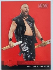 Lance Archer 2022 AEW Red PMG Precious Metal Gem /100 Upper Deck #101292