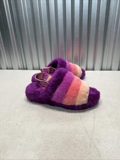 UGG Fluff Yeah Slide Berrylicious Sandal Women's Size 7