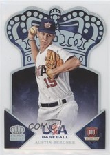 2015 Panini USA Baseball Crown Royale Silver 64/99 Austin Bergner #29 07rd