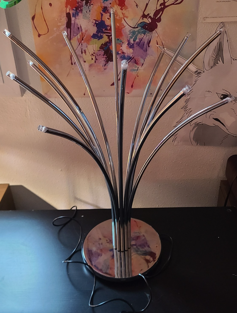 Discontinued IKEA Silver Chrome Metal HOVNÄS Hovnas Tree LED Touch