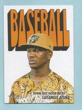 2021 Topps Heritage Minor League Luisangel Acuna 72TPCC-10 1972 PACK COVER CARD