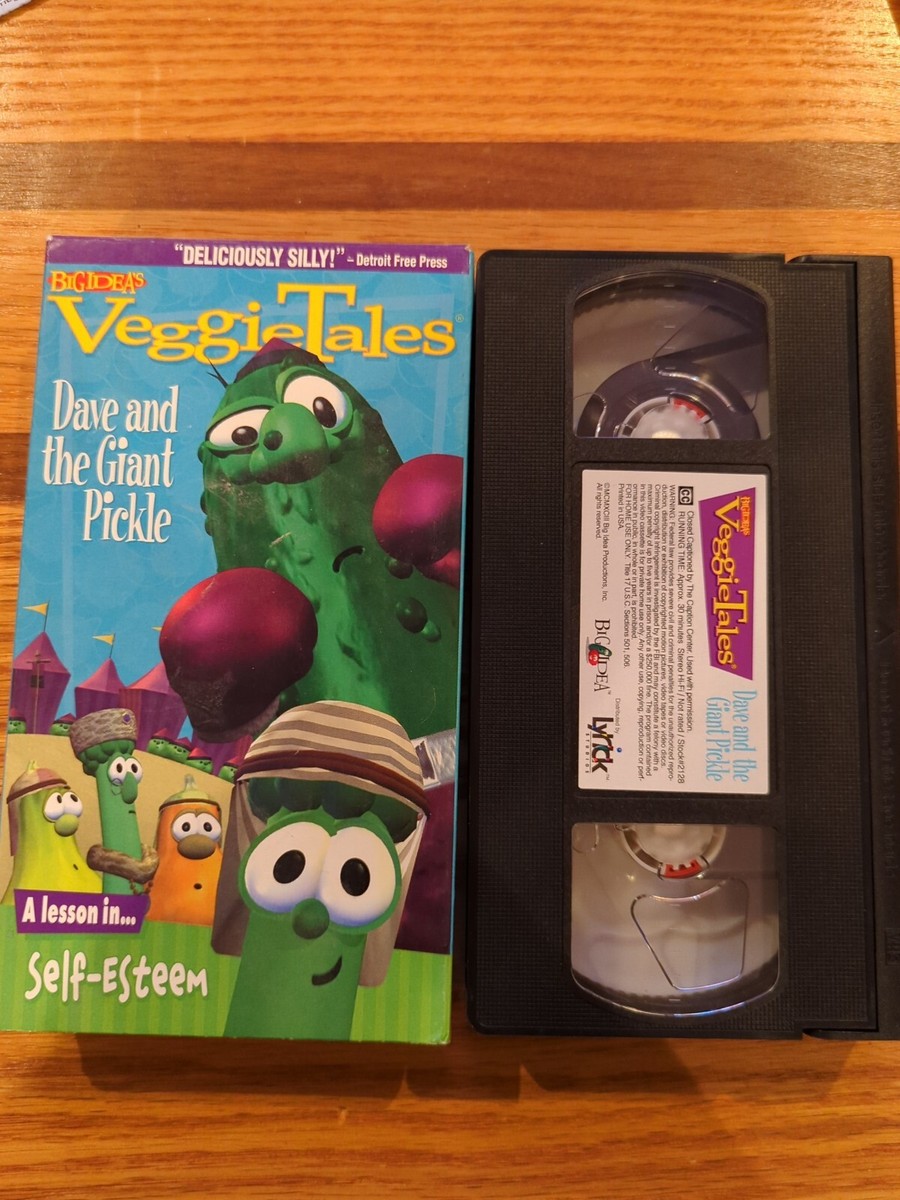 VeggieTales - Dave And The Giant Pickle (VHS, 2002) Veggie Tales