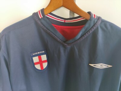 03/05 UMBRO × ENGLAND Reversible Shirts ENGLAND NATIONAL TEAM 2003/2005 HOME REVERSIBLE FOOTBALL
