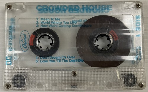 Crowded House Debut Music Cassette Tape TC-ST-240555 Capitol 1986 Original - Picture 15 of 24