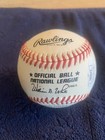 Bob Gibson Autographed ONL William White Baseball JSA COA Vintage — photo 4