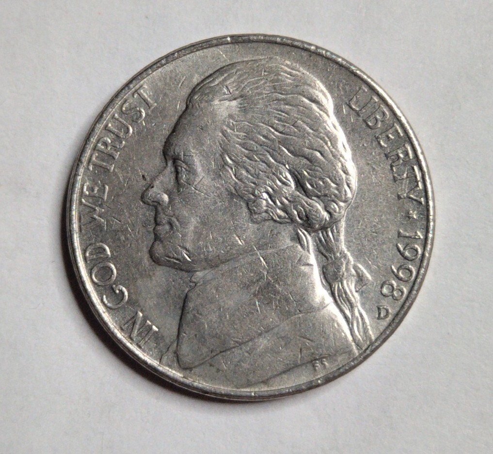 1998 D & P Jefferson Nickels Lot of 2 *FREE SHIPPING* | eBay