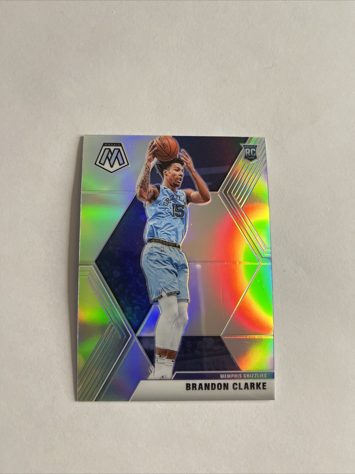 2019-20 Panini Mosaic - Rookies Silver Prizm #207 Brandon Clarke (RC)