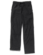 NWT Gymboree Boys Pull on Pants Black Jersey Lined Gymster 2T