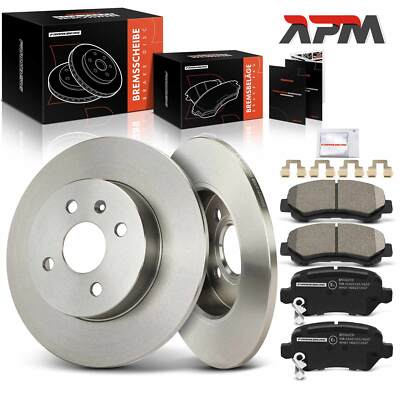 Bremsscheiben Bremsbeläge Hinten Ø264mm 4-Loch für Opel Astra H Combo Meriva A