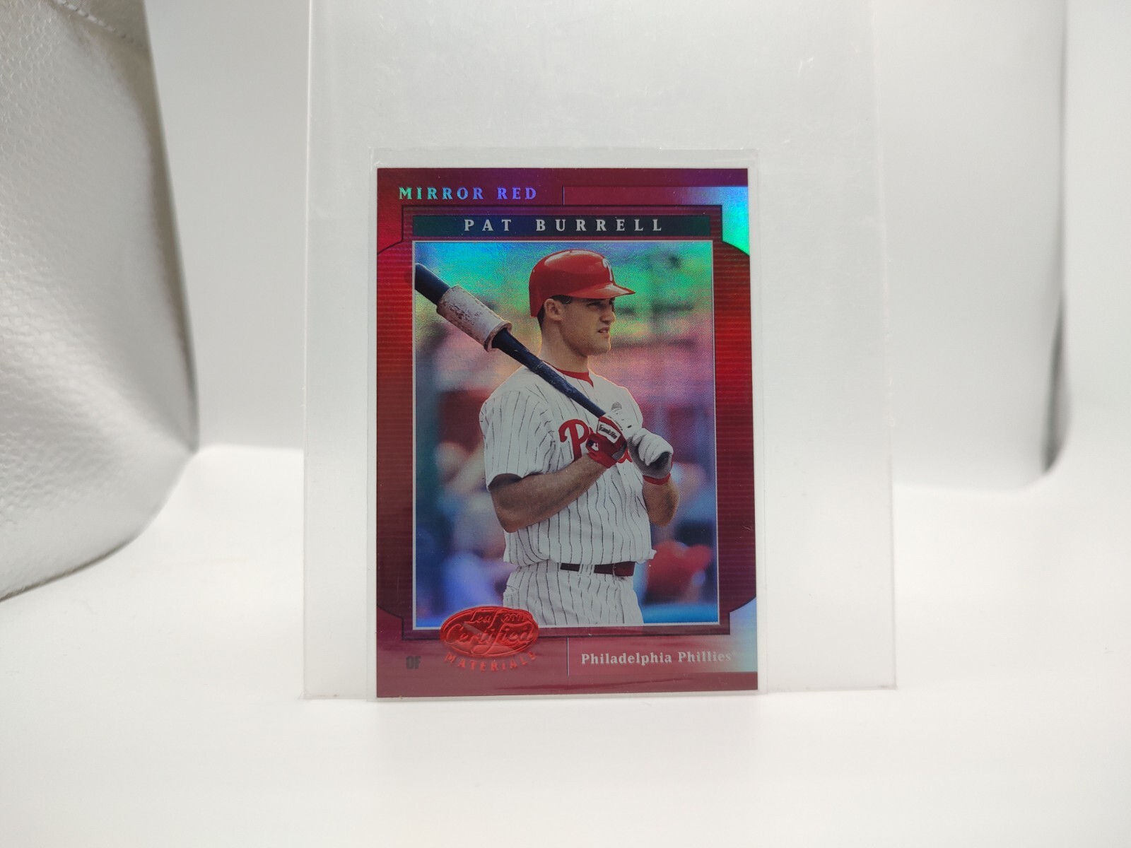 2001 Leaf Certified Mirror Red Pat Burrell #/75 #29