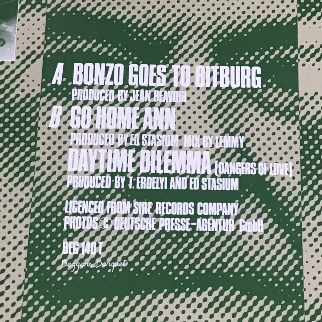 １２インチ ラモーンズRAMONES BONZO GOES TO BITBURG Ramones Bonzo Goes to Bitburg 12