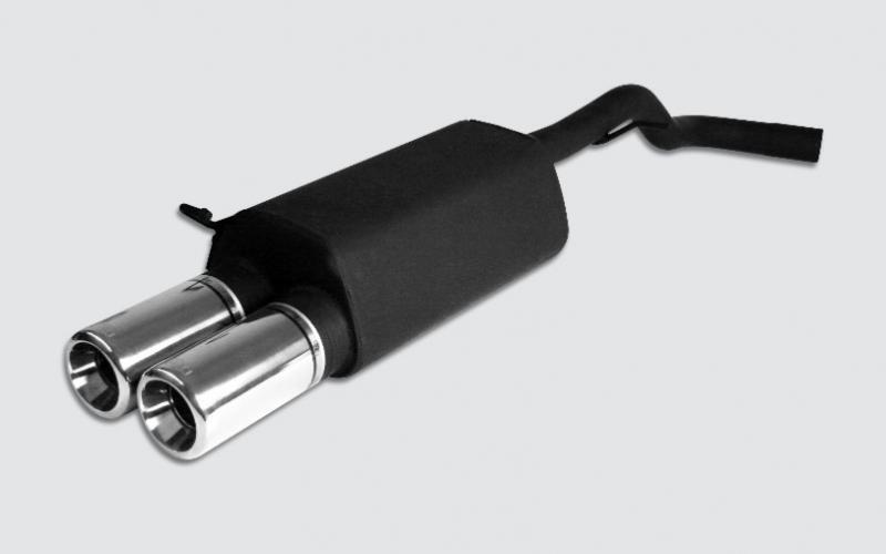 Silencieux echappement Ulter Golf 4 le look sport pour vos trajets quotidiens 2x100mm