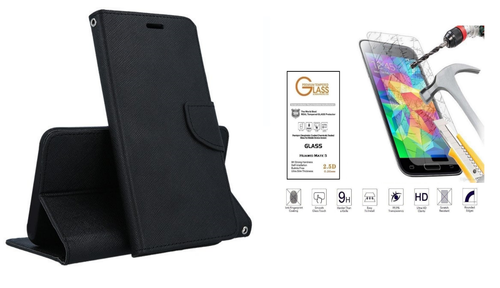 Custodia Huawei Nova Y70 Con Portafoglio E Supporto Flip Porpora TingYR