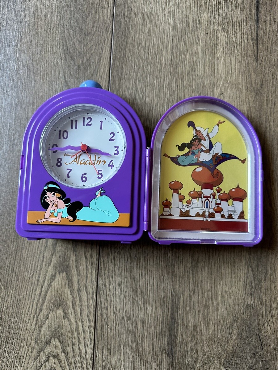 Vintage 90s Disney Aladdin Genie Alarm Clock Collectible RARE | eBay
