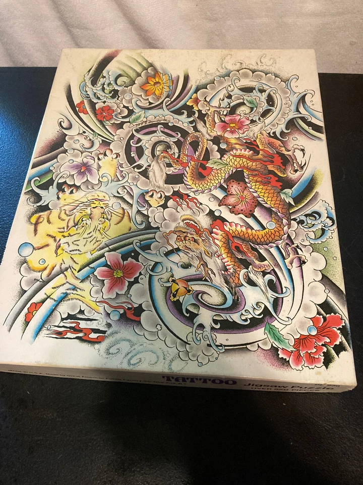 Rompecabezas Tatuaje Por Spider Webb De Colección Dragón Gran Fábrica Americana Bonito Foto 2 de 4