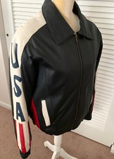 Vintage Unisex Usa Bikers Dream Apparel Leather Jacket Size Xs Thinsulate Lining