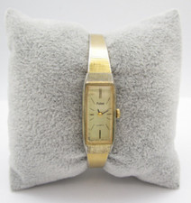 Women Pulsar Quartz WR Analog 12mm Dial Tank Style Watch (H410) "Untested"