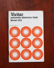 VIVITAR MODEL 283 AUTO FLASH INSTRUCTIONS/130848