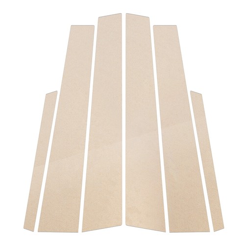 Postes de pilar de ventana plateados para Mercedes-Benz W221 S 500 550 4MATIC 2011-13 - Imagen 21 de 24