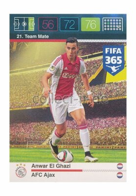 FIFA 365 Adrenalyn XL - Nr. 21 Anwar El Ghazi - Base Karte