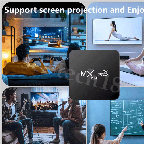 4K HD Smart TV Box Receiver TV Set Top Box 2.4/5G Youtube Media Player 2+16GB - Picture 12 of 14