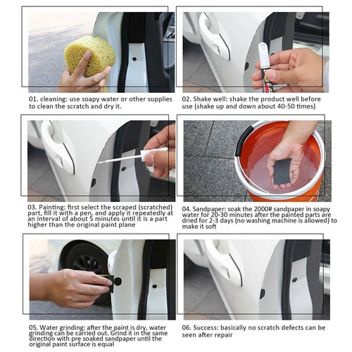 Profession DIY Car Clear Fix Scratch Remover Touch Up Pen Paint Repair Pens - Picture 3 of 15