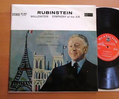 SB-2023 ED2 Rubinstein Saint-Saens Concerto no. 2 NM RCA Living Stereo B/S Grvd