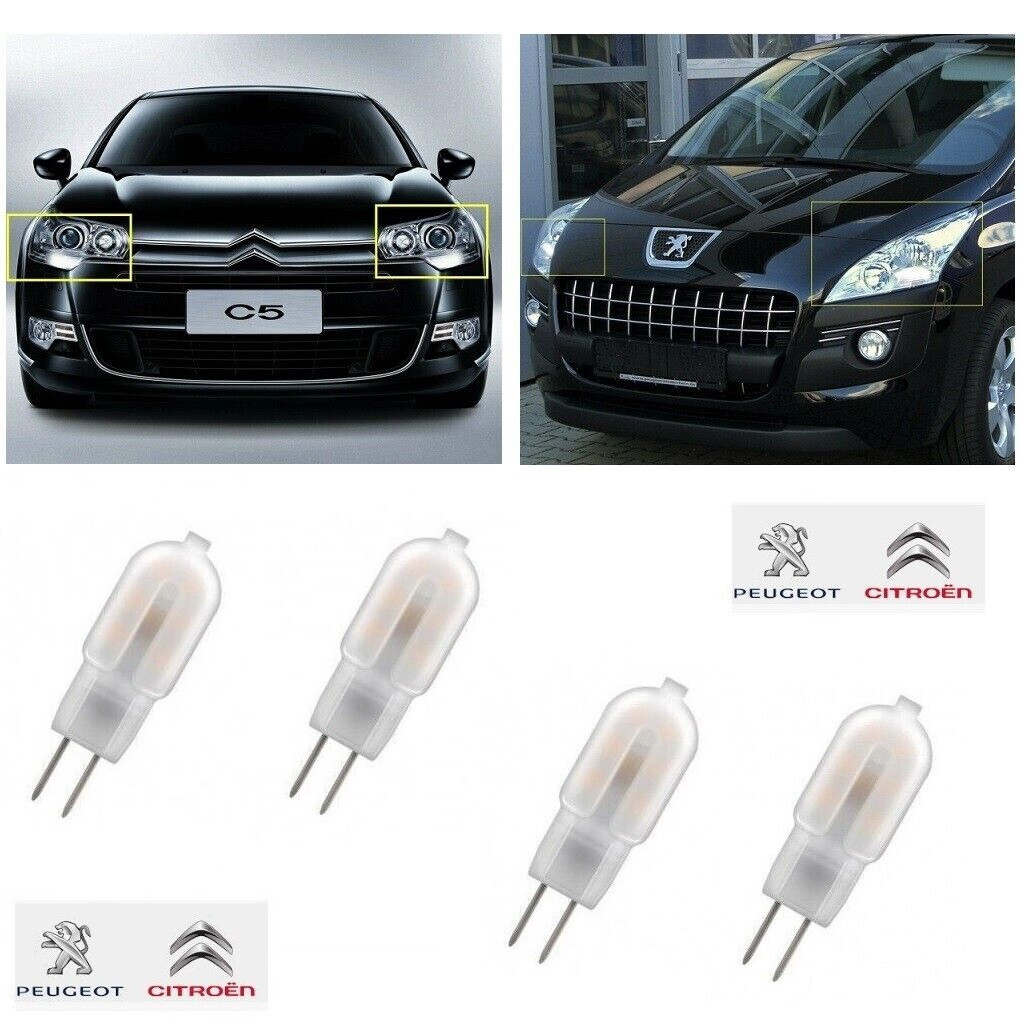Ampoule HP24W LED feux de jour diurne Citroen C5 Peugeot 3008 5008 pack de 4